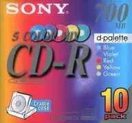 データ用CD-R COLOR MIX 700MB 10PACK [10CDQ80EXC]