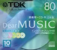 TDK Music CD-R Dear MUSIC 80 minutes 10 pack [CD-RDE80CPMX10N]