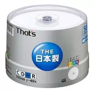 スタート・ラボ データ用CD-R Thats 700MB 40倍速対応 50枚パック [CDR80AWPY50BRMG]