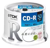 TDK データ用CD-R 700MB 48倍速 50枚パック [CD-R80PWDX50PE]