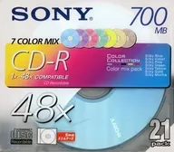 Sony Data CD-R 700 mb 48 x 21 Disc Pack [21CDQ80FX]