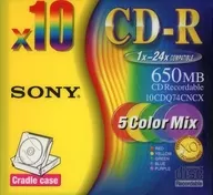 Sony Data CD-R24 x 650 mb 10-Pack Pack [10CDQ74CNCX]