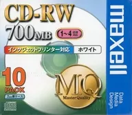 日立麥剋賽爾數據用CD-RW700MB4倍速10張包[CDRW80PW.1P10S]