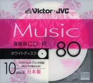 JVC Recording CD-R 700 MB 80 minutes MUSIC80 10 pieces pack [CD-A80PR10]