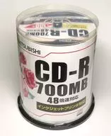 三菱化学媒体数据用CD-R 700 MB 48倍速100张装[SR80PP100]