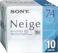 録音用ミニディスク Neige 74分 10Pack [10MDW74NED]