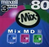 録音用ミニディスク MixMD 80 80分 3PACK [MD-80MIXF-3P]