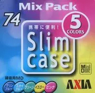 Recording MD Mix Pack 74 min 5 COLORS 5 PACK [MD SLA MIX 74X5P C]