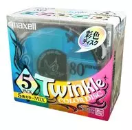 maxell  録音用ミニディスク Twinkle Color Disc 80分 5PACK [TMD80MIXG.A5P]