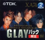 TDK 録音用ミニディスク XA74 74分 GLAYパック 2枚パック [MD-XA74X2P-GL2]