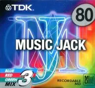 TDK 録音用ミニディスク MUSIC JACK 80分 3枚パック [MD-MJ80MX3N]
