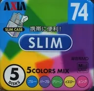 AXIA 録音用MD 5 COLORS MIX 74分 5枚パック [MD SLB M 74X5P C]