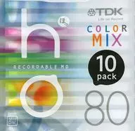 TDK Recording Mini Disc COLOR MIX 80 min 10-Disc Pack [MD-HO80MAX10N]