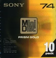 Sony Recording Mini Disc PRISM GOLD 74 min. 10-Disc Pack [10MDW74PRB]