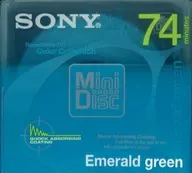 ソニー 音楽用ミニディスク COLOR COLLECTION EMERALD GREEN 74分 [MDW74CRG]