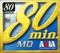 Um minidisco de gravação AXIAA por 80 minutos [AXIAMD HP80A]