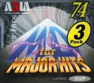 ASA IA錄音用迷你光碟for MAJOR HITS 74分3張裝(清除)[MD MH CR 74X3P]