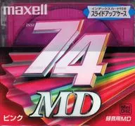日立マクセル 録音用ミニディスク 74分 1枚 (ピンク) [MD-74PKE]