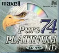 日立マクセル 録音用ミニディスク 74分 1枚 (ピュアプラチナ) [PPMD-74]
