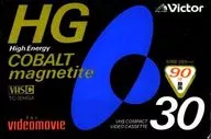 日本ビクター VHS-C ビデオカセットテープ COBALT MAGNETITE HG30 30分 [TC-30HGA]
