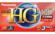 Panasonic Video Cassette Tape SUPER HG 120 min 3 volume Pack [NV-T120EH3]