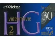 日本ビクター VHS-C ビデオカセットテープ HG 30分 2巻パック [2TC-30HGB]