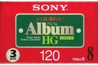 ソニー 8mmビデオカセットテープ Album HG 120分  3巻パック [3P6-120HGL]