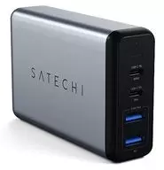 SATECHI 75W DUAL USB-C PD Travel Charger [ST-MC2TCAM]