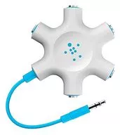 Belkin MixIt UP ROCKSTAR + AUX CABLE Multi Earphone Splitter (Blue) [F8Z274btBLU]