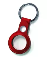 Porta-chaves de couro da Apple AirTag (PRODUCT RED) [MK103FE/A]