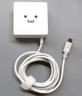 エレコム スマートフォン・タブレット用充電器 ケーブル一体タイプ (ホワイトフェイス) [MPA-ACMBC154WF]