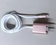 インプリンク PREMIUM　AC Charger Lightning Hard Cable 1.5m 2.4A (ピンク) [BACLAN24PK]