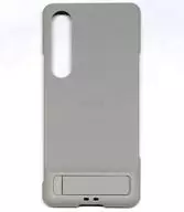 ソニー Xperia 1 VI用Style Cover with Stand (プラチナムグレー) [XQZ-CBEC/HJPCX]