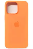 アップル iPhone 15 Pro Max用シリコーンケース MagSafe対応 (オレンジソルベ) [MT1W3FE/A]
