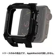ELECOM APPLE WATCH SeriIes4(44mm)用ZEROSHOCK外殼(黑色)[AW-44ZEROBK]