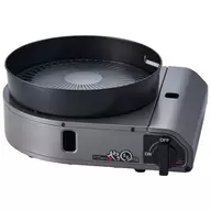 イワタニ カセットガス式 スモークレス焼肉グリル やきまるスリム (チャコールメタリック) [CB-SLG-3]