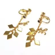 Mihomura Akatsuki Earrings (Gold) "PUELLA MAGI MADOKA MAGICA Theatre [New] Treason Monogatari ×earth music & ecology Japan Label"