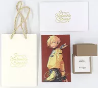 Tenshoin Hidenori Kuramoto Seimei Ring Set White Gold Free Size "Ensemble Stars!" Chinese 6th anniversary commemorative goods