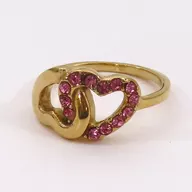 岩橋玄樹 Heart Cross Pinky Ring Gold(ピンキーリング) 5号 「TwO hundRED」