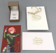 桜河こはく(Double Face) 誓言リングセット ホワイトゴールド フリーサイズ 「あんさんぶるスターズ!!」 中国6周年記念グッズ