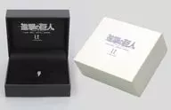 自由の翼(ジャン・キルシュタイン) ピアス(片耳/宝石：ペリドット) シルバー 「進撃の巨人×U-TREASURE」