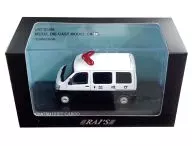 1/43 Daihatsu Hijet CARGO 2006 Small Police Station Vehicle (White x Black) "Patrol Car Series" [H7430605]