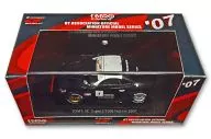 1/43 Tom's SC SuperGT500 TEST CAR 2007 BRIDGESTONE #1 (preto x branco) "Autobacs SUPER GT 2007 Series" [43956]