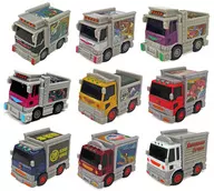 全9種セット 「サントリーコーヒーボス プルバックで走る! デコトラミニカー」 2009年キャンペーン品