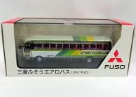 1/76 三菱ふそうエアロバス 1982年式(ホワイト×グリーン×イエロー) 「CLUB BUSRAMA -クラブバスラマ-」 [JB3001]