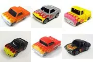 6-type set "GM Famous Model Pull Back Car FIRE ORIGINAL COLLECTION" 2012 Kirin Fire Campaign products