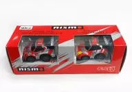 Q版赛车SKYLINE GT-R 2003 XANAVI NISMO GT-R#23(红色×银色)&FAIRLADY Z GT RACE PROTOTYPE#23(红色×银色)2台SETニスモ节2003限定