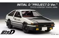 1/18 Toyota SPRINTER TRUENO (AE86) PROJECT D Ver. (White x Black) "Initial D" [78797]