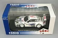 1/43 Porsche 911 GT3 RSR 2 nd Le Mans 24 horas 2004 EBBRO #77 (blanco x plateado) "RACING CAR COLLECTION" [43600]