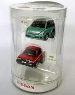 Choro-Q 910 Bluebird (rojo) & U31 Pleasure (verde) "The Sixth of the original Choro-Q Series"